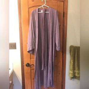 Honeydove Vintage Raw Silk Robe